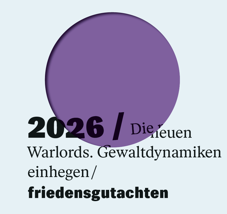 Bild zu Vorstellung des Friedensgutachtens 2026 "Die neuen Warlords&ldquo; am 16. Juni, 19 Uhr, Stadtb&uuml;cherei